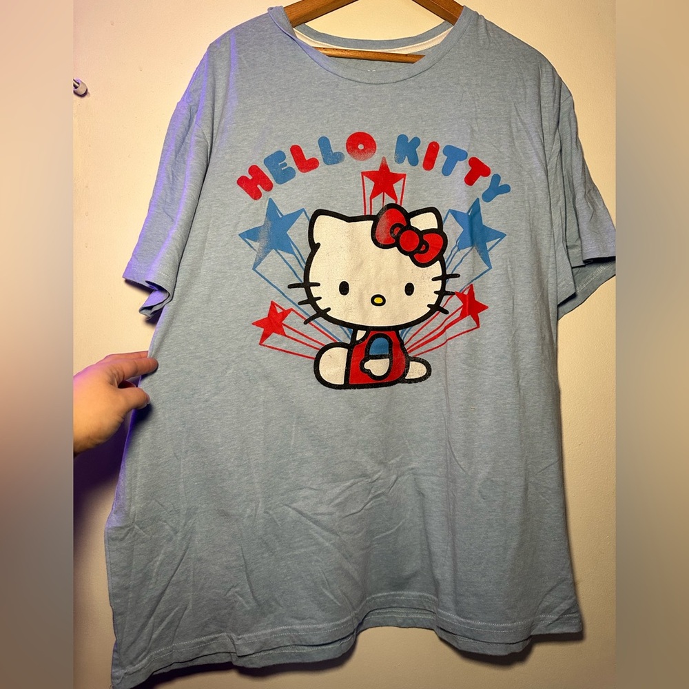 Hello Kitty 4th of July Star Tee Size XXL